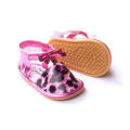 Comércio Exterior Rose Leopard Spring Rubber Soled Baby Soft Bottom Sandals